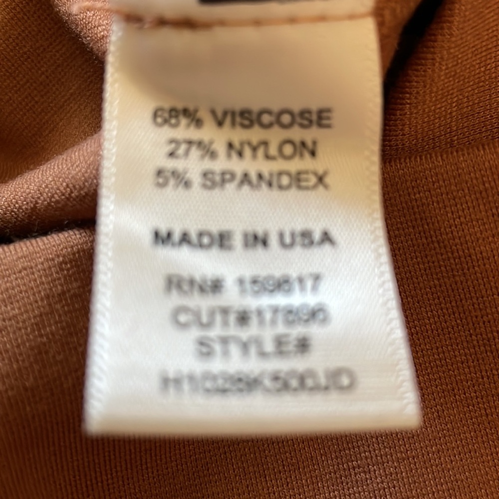 SOLD Amazing Pants Pull on Camel Color - Picture 3 of 3